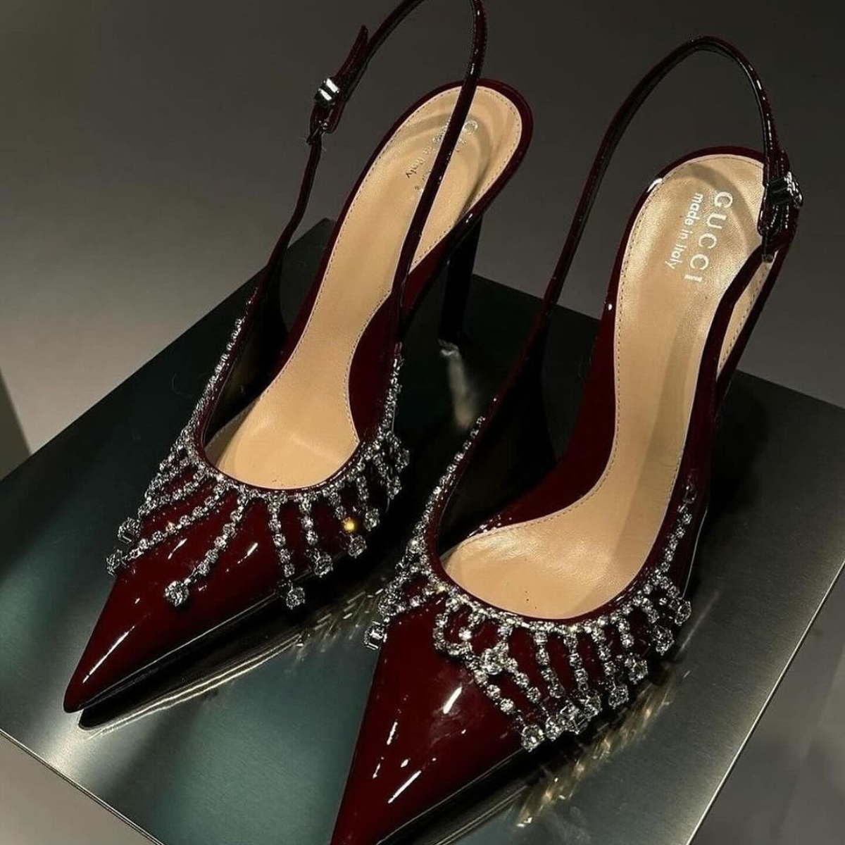 GUCCI JACKIE 1961 BORDEAUX & GUINEVERE PUMPS SET